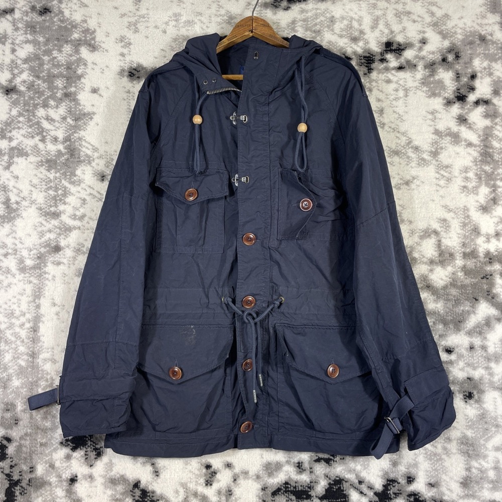 Polo Ralph Lauren Field Jacket‎ Mens Size Small Blue Full Zip Outdoors Gorp